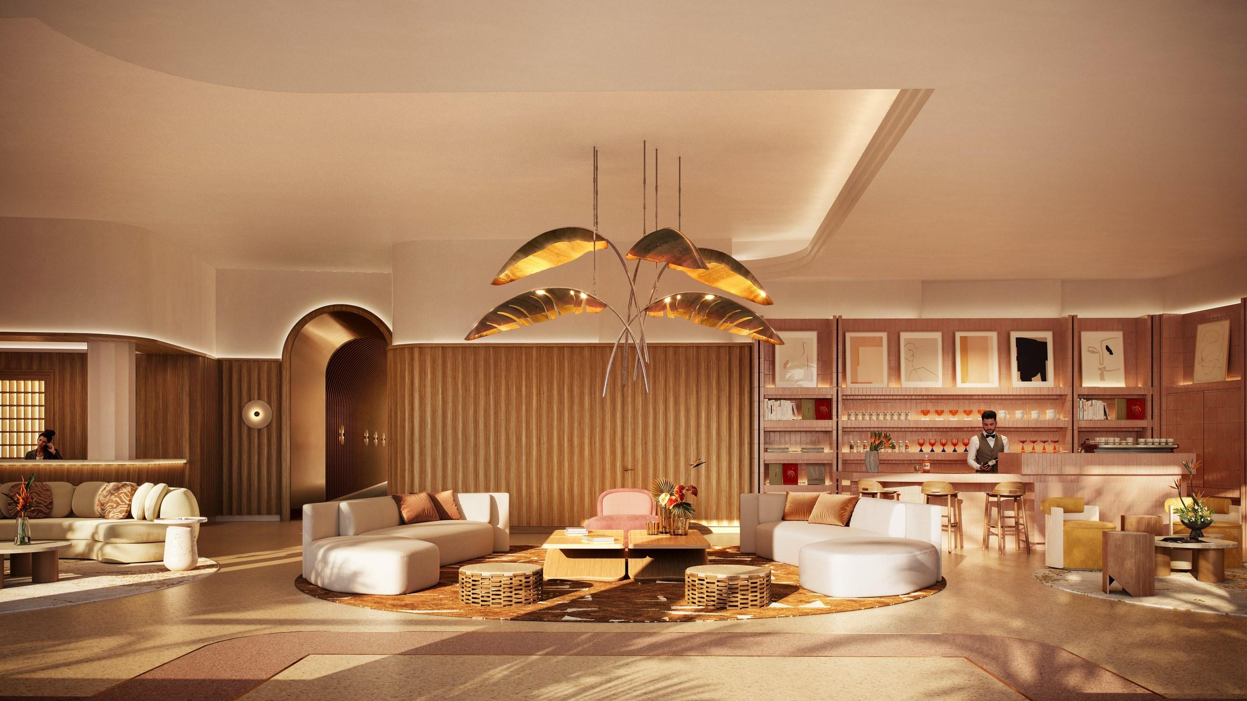 The historic Sagamore lobby at the Ritz-Carlton Residences, South Beach