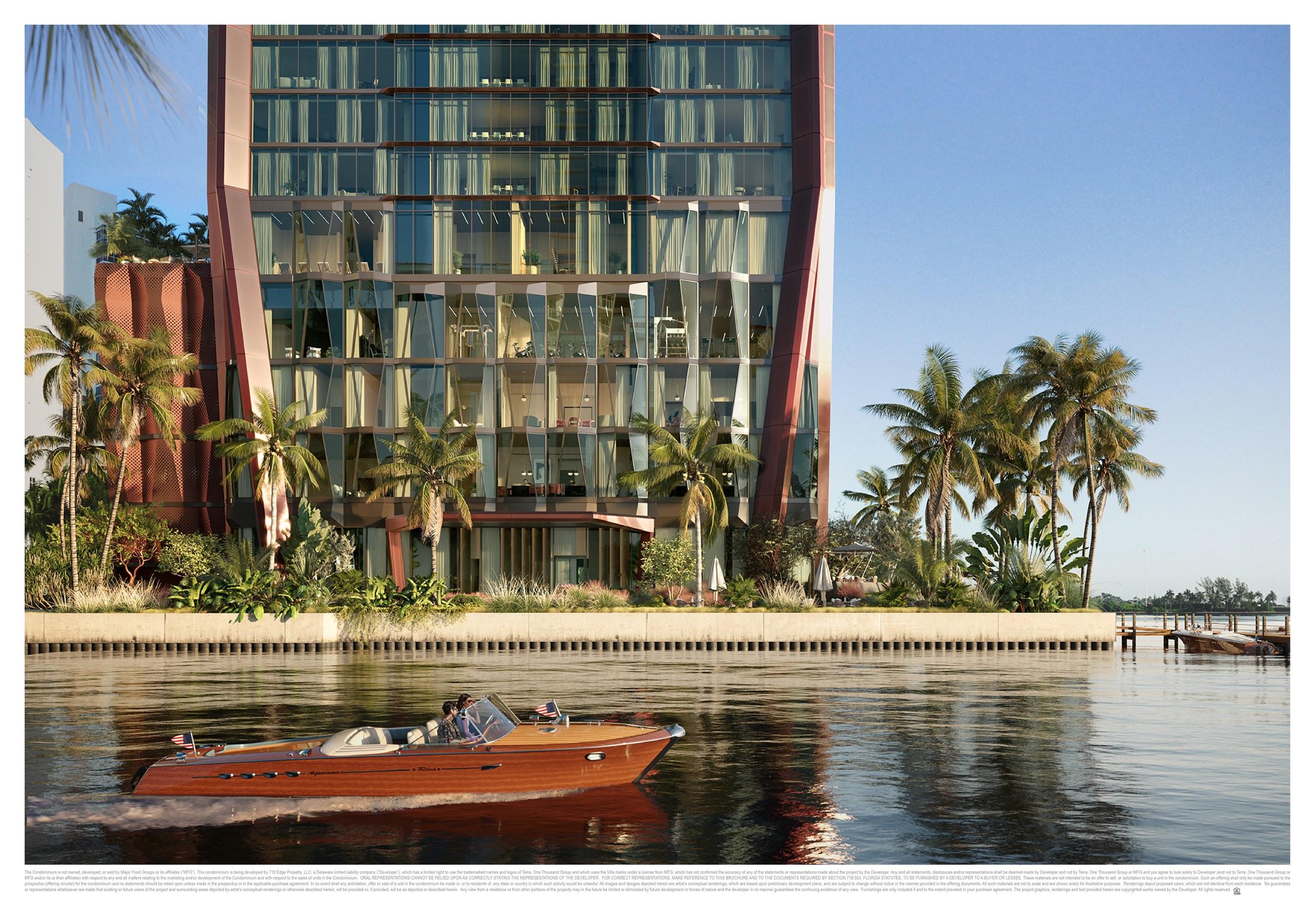 Villa Miami on the Edgewater bayfront, Biscayne Bay